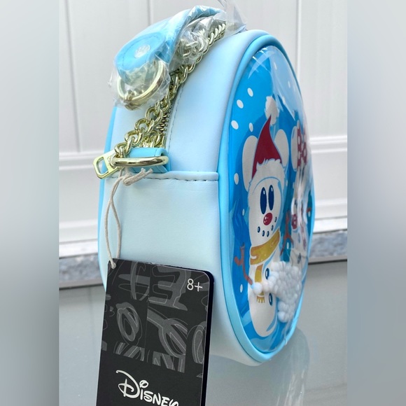 Minnie and Mickey Mouse❄️Snow Globe Crossbody Bag - Picture 4 of 9